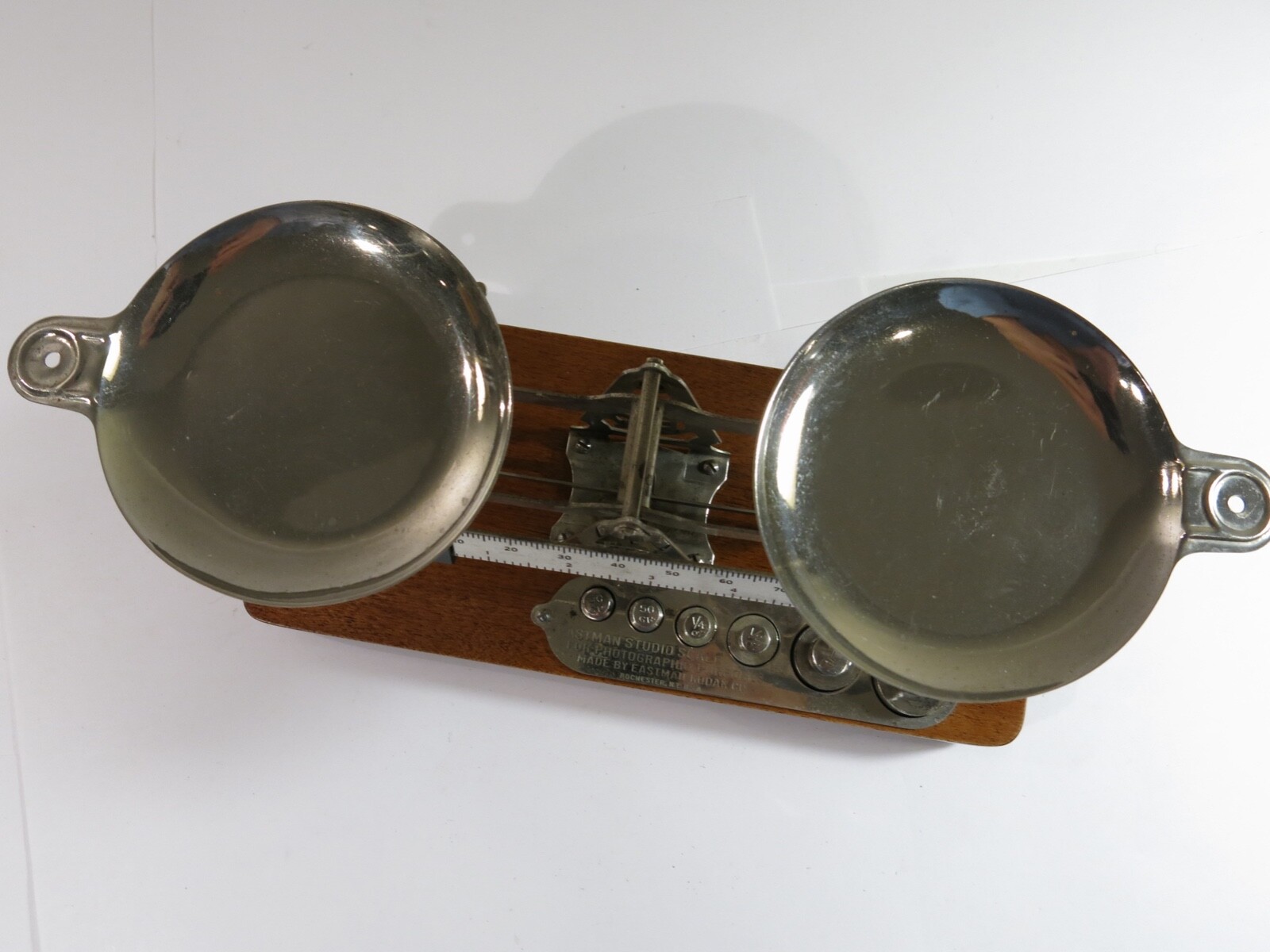 Antique Kodak Studio Scale with Weights — Refinished Base plus New Feet