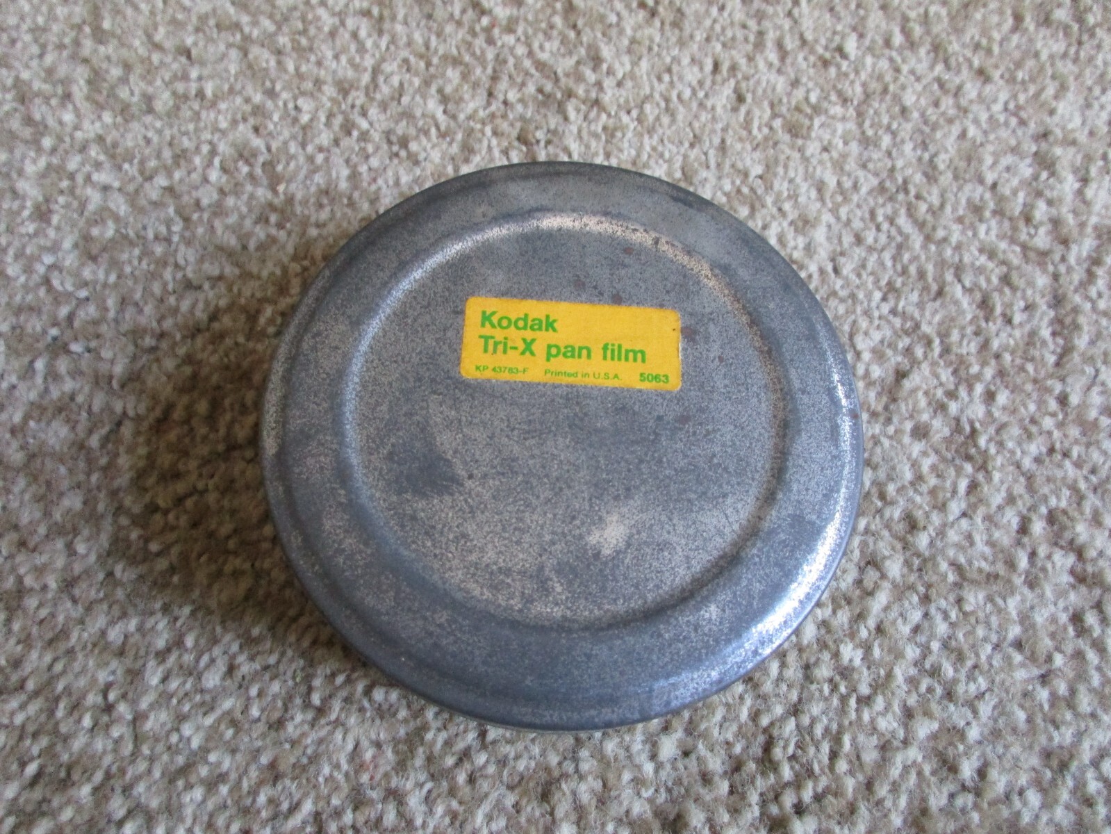 Vintage Kodak Tri-X Pan Film Can Canister Empty – Approx 4″ Diameter