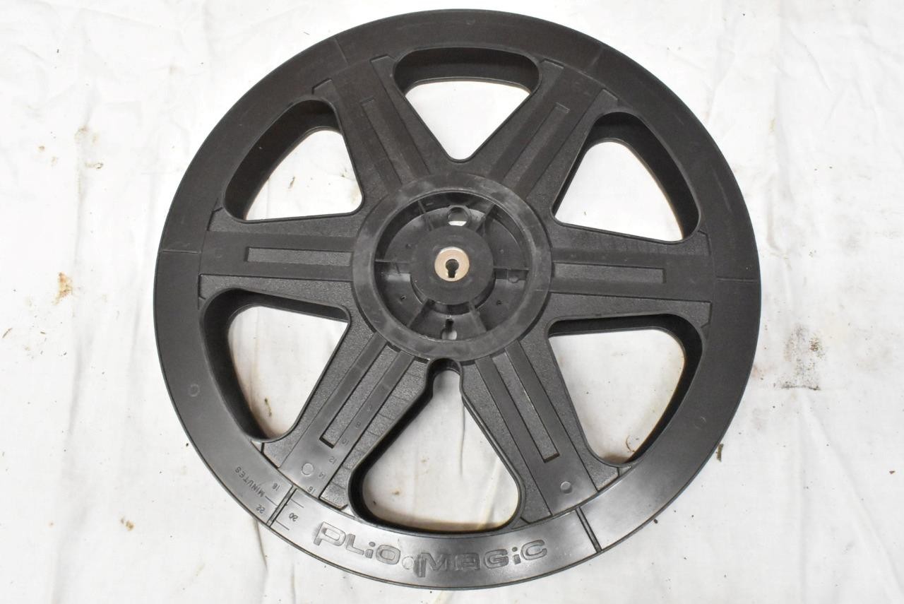 Lot of 4 Vintage 35 mm Movie Theater Film Reel Plastic 14.5″ Plio Magic
