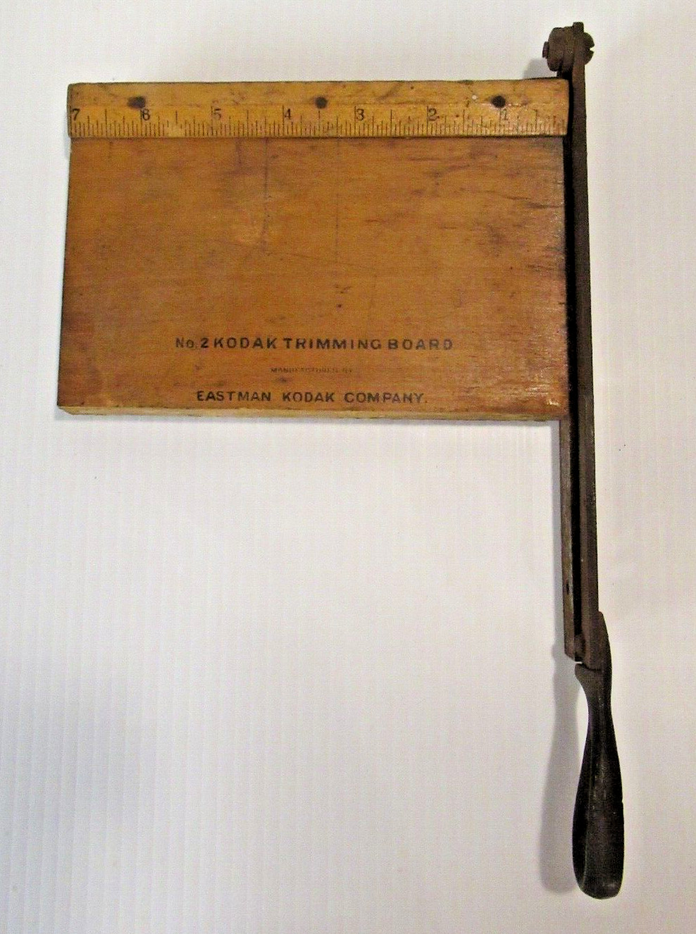 Vintage Eastman Kodak No. 2 Trimming Board Film Negative Cutter Photography