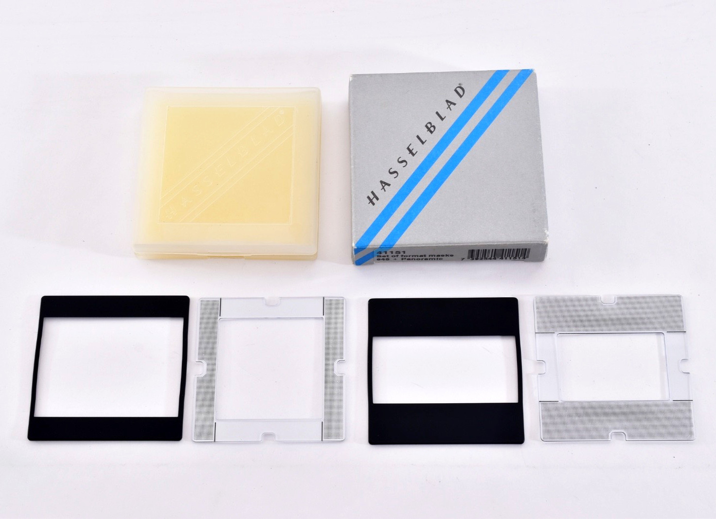 Box [MINT] Hasselblad 41151 Set of Format Masks 645 + Panoramic 6×4.5 6×3