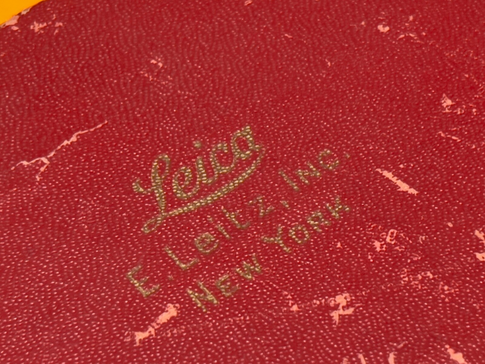Leica E. Leitz, Inc. New York Vintage Red Box