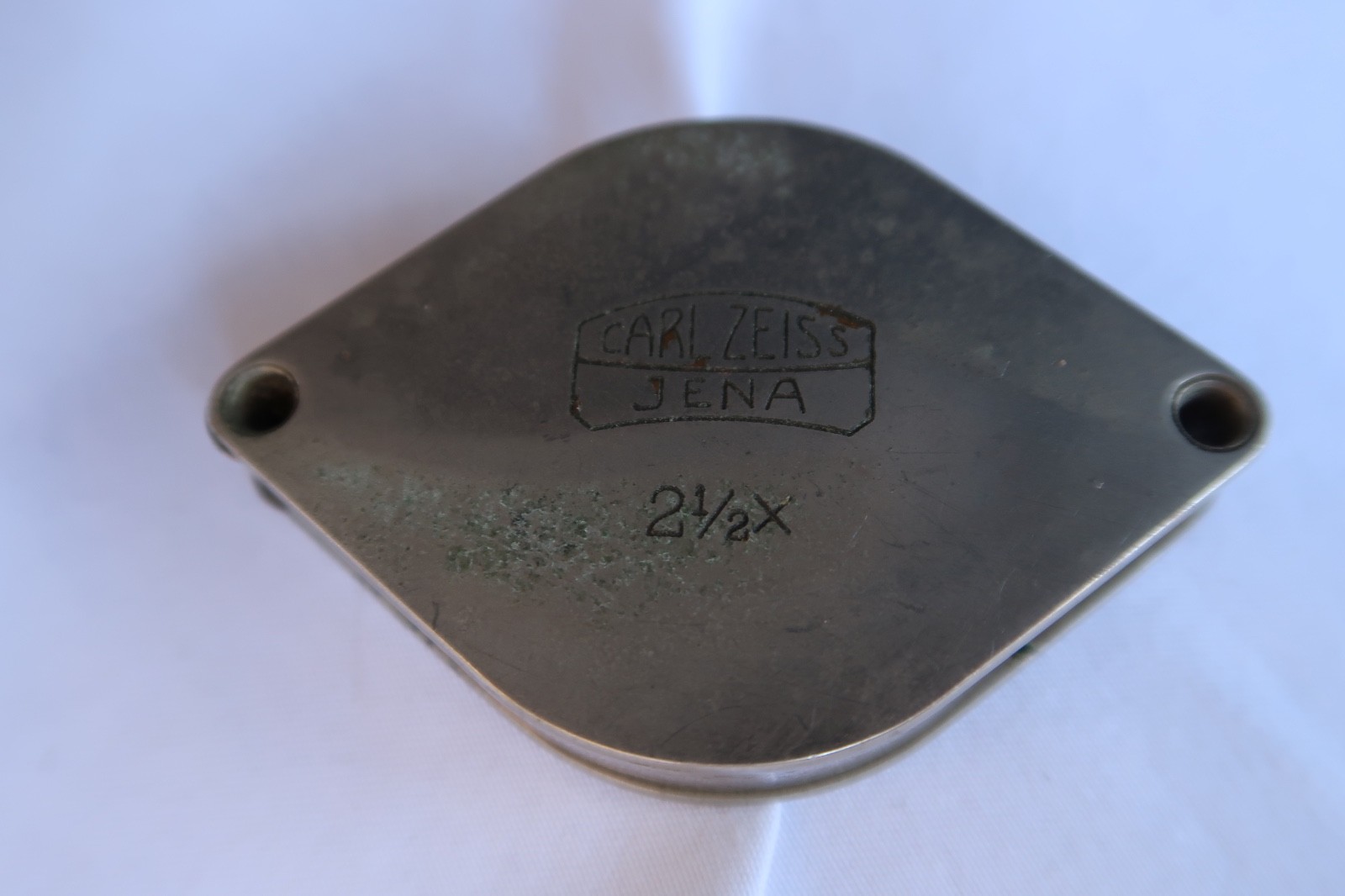 Carl Zeiss Jena 2 1/2X Folding Pocket Magnifier Loupe Magnifying Glass
