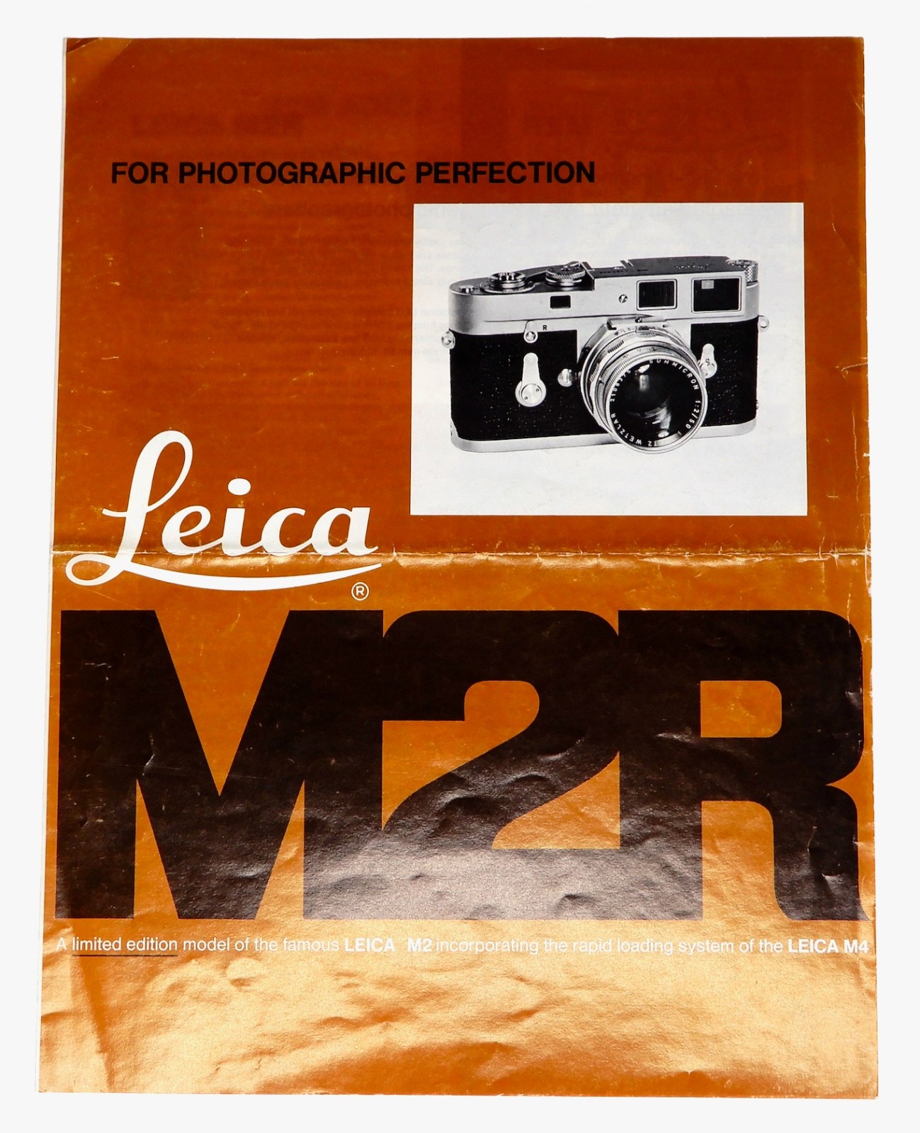 Leica M2R Brochure ………. Rare !!