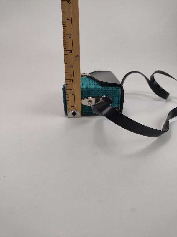 Vintage Camera Case – Aqua Tweed – 1960’s