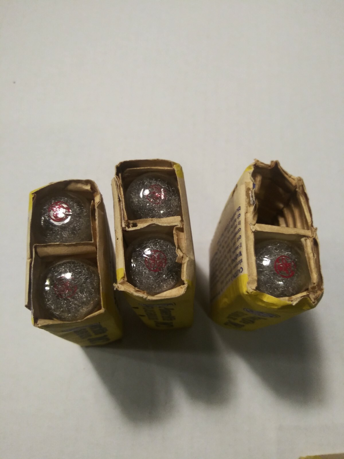 Vintage General Electric Power Mite M2 Flashbulbs 10 Bulbs & Box