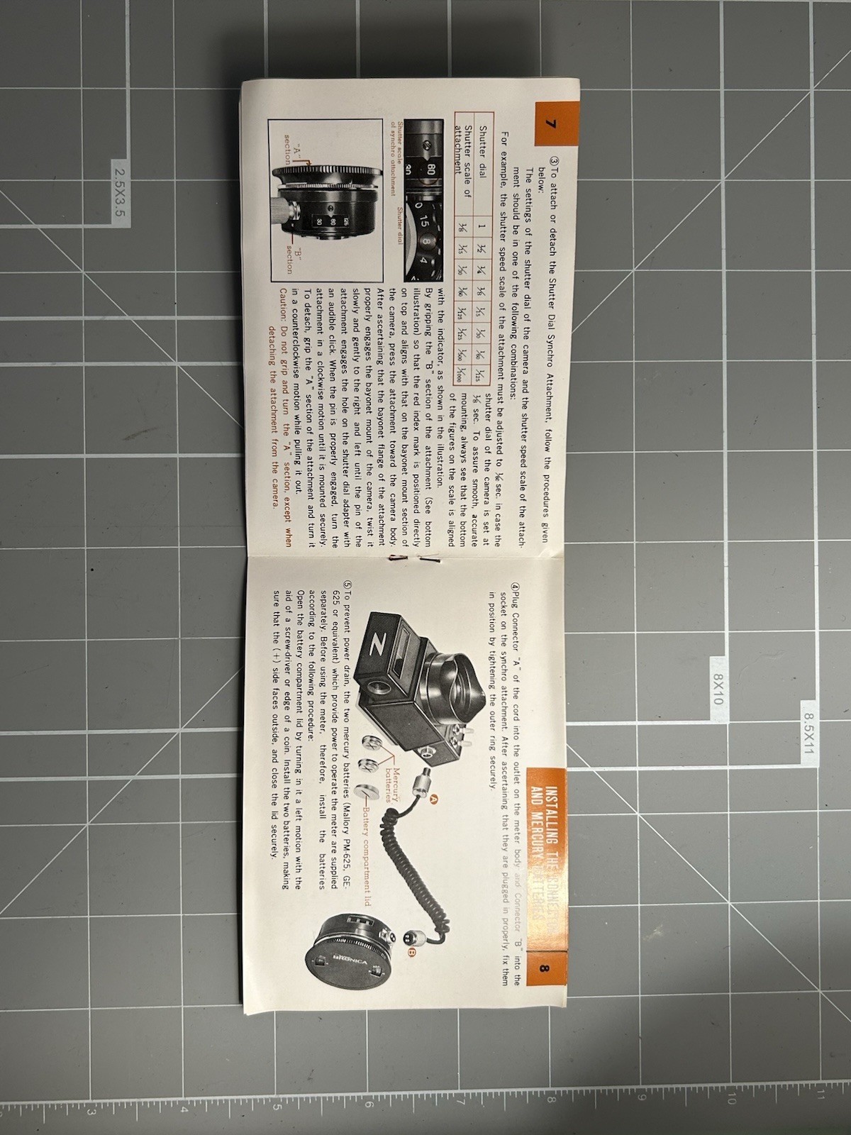 Bronica S2 S2A TTL Exposure Meter Finder And Manual