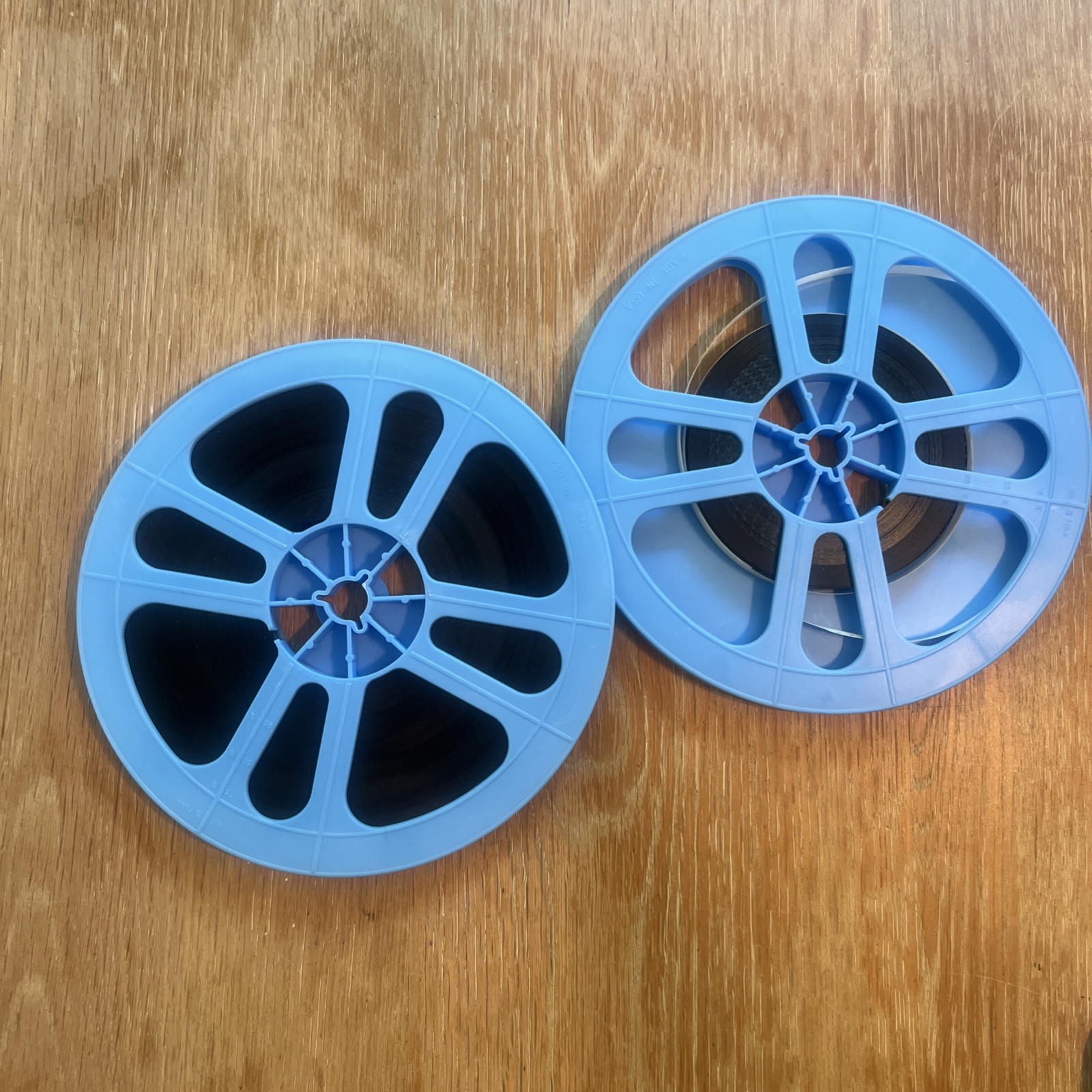 Tayloreel Corporation 16mm Camera Film Reel (Blue) Lot of 2