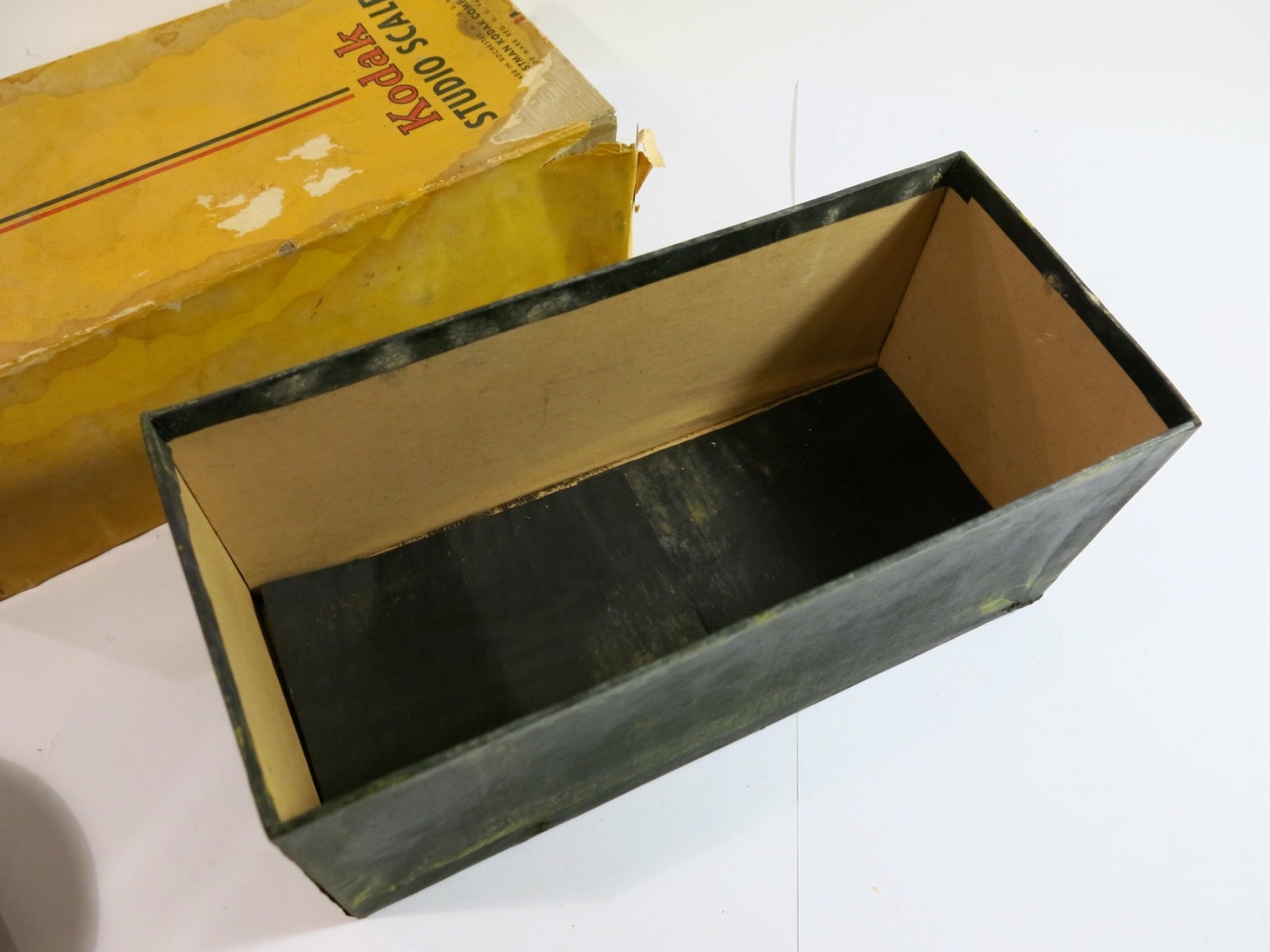 Antique Kodak Studio Scale with Weights & Box — Refinished Base plus New Feet