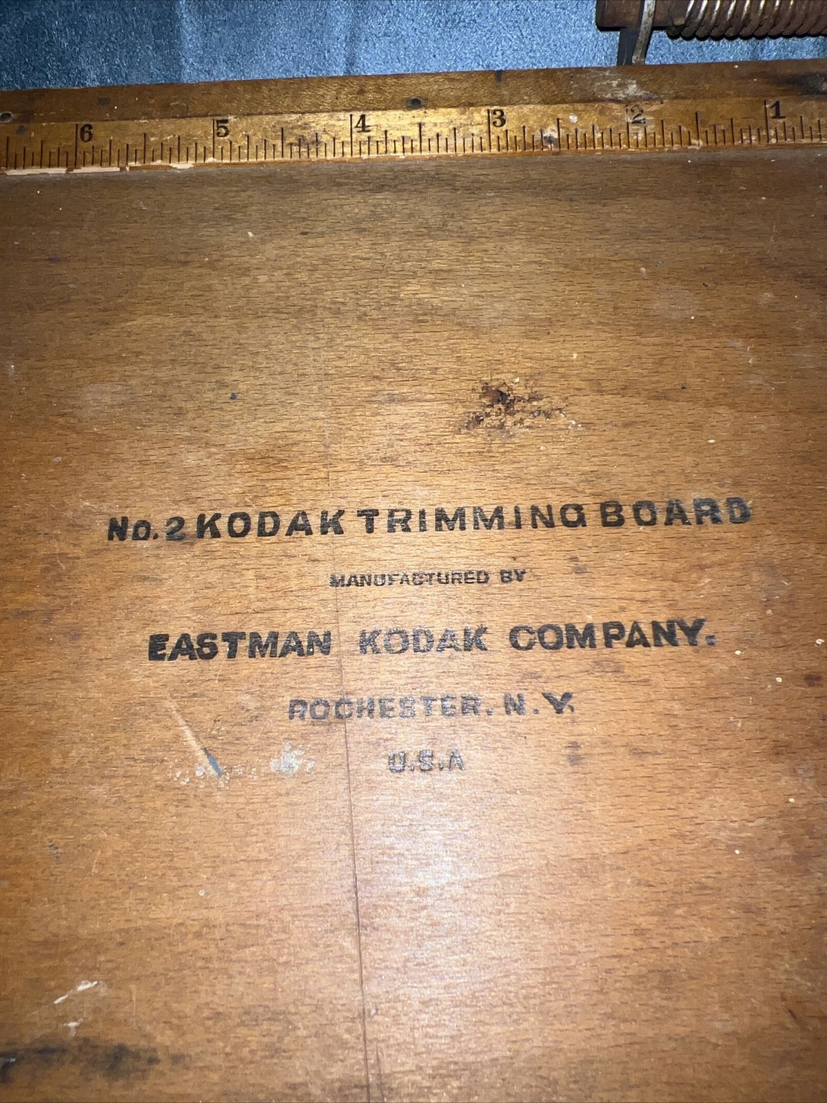 Vintage 7″ No. 2 Kodak Trimming Board EASTMAN KODAK COMPANY