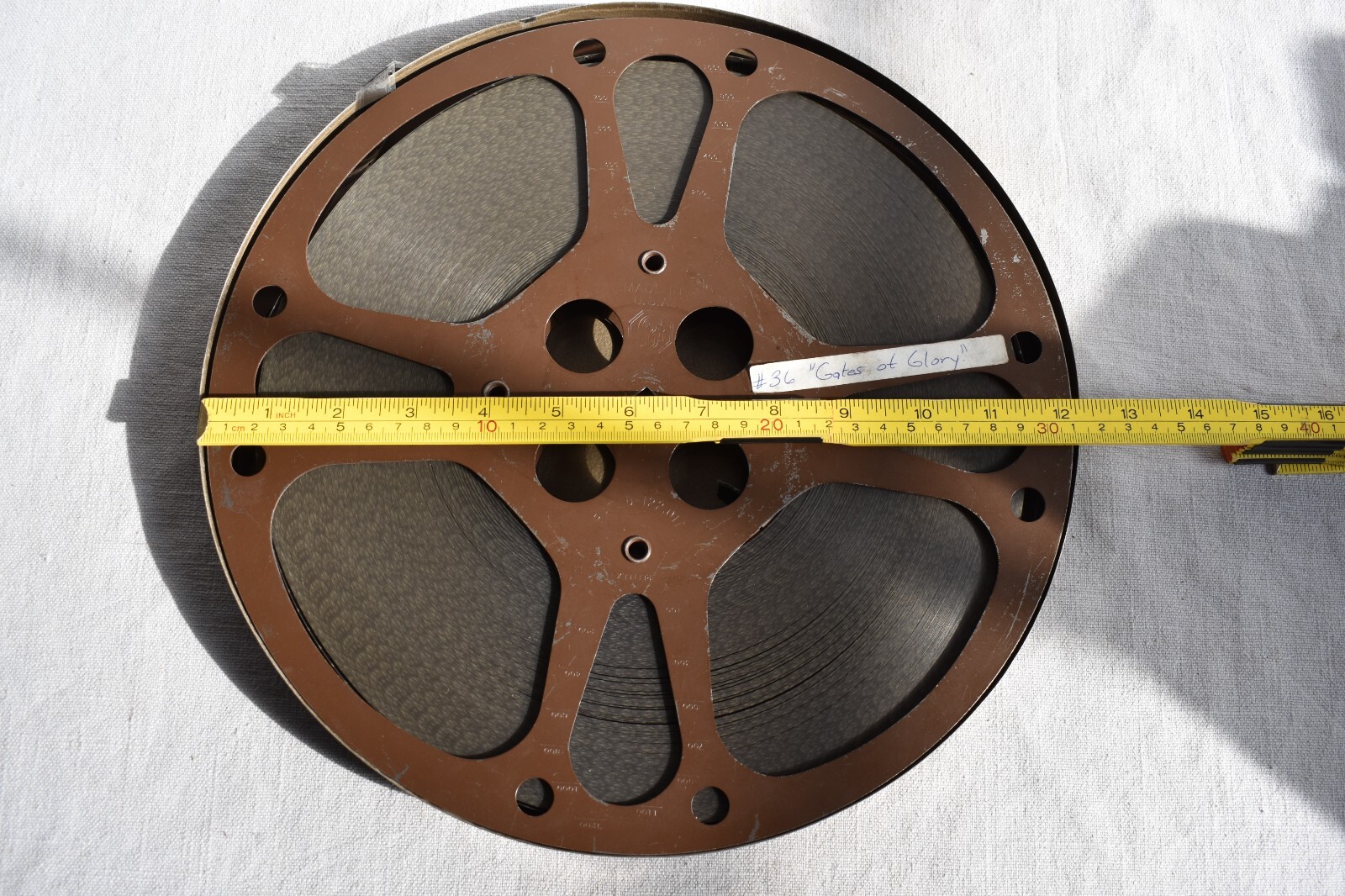 Vintage 16MM Film The Gate of Glory Lutheran Church Metal Can and Reel 12 1/4″