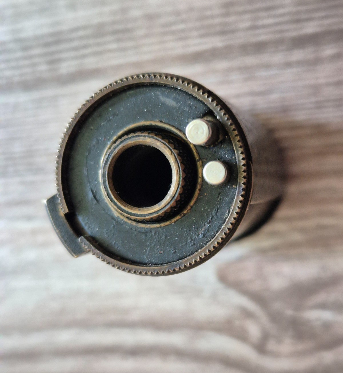 Vintage brass metal FED take up spool for Leica fed zorki cameras