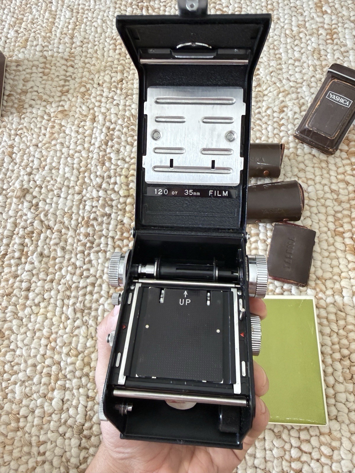 Yashica 635 Dual Format 120 35mm TLR Camera With Lenses