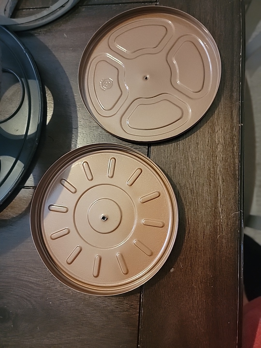 LOT OF 3 VINTAGE METAL FILM REELS