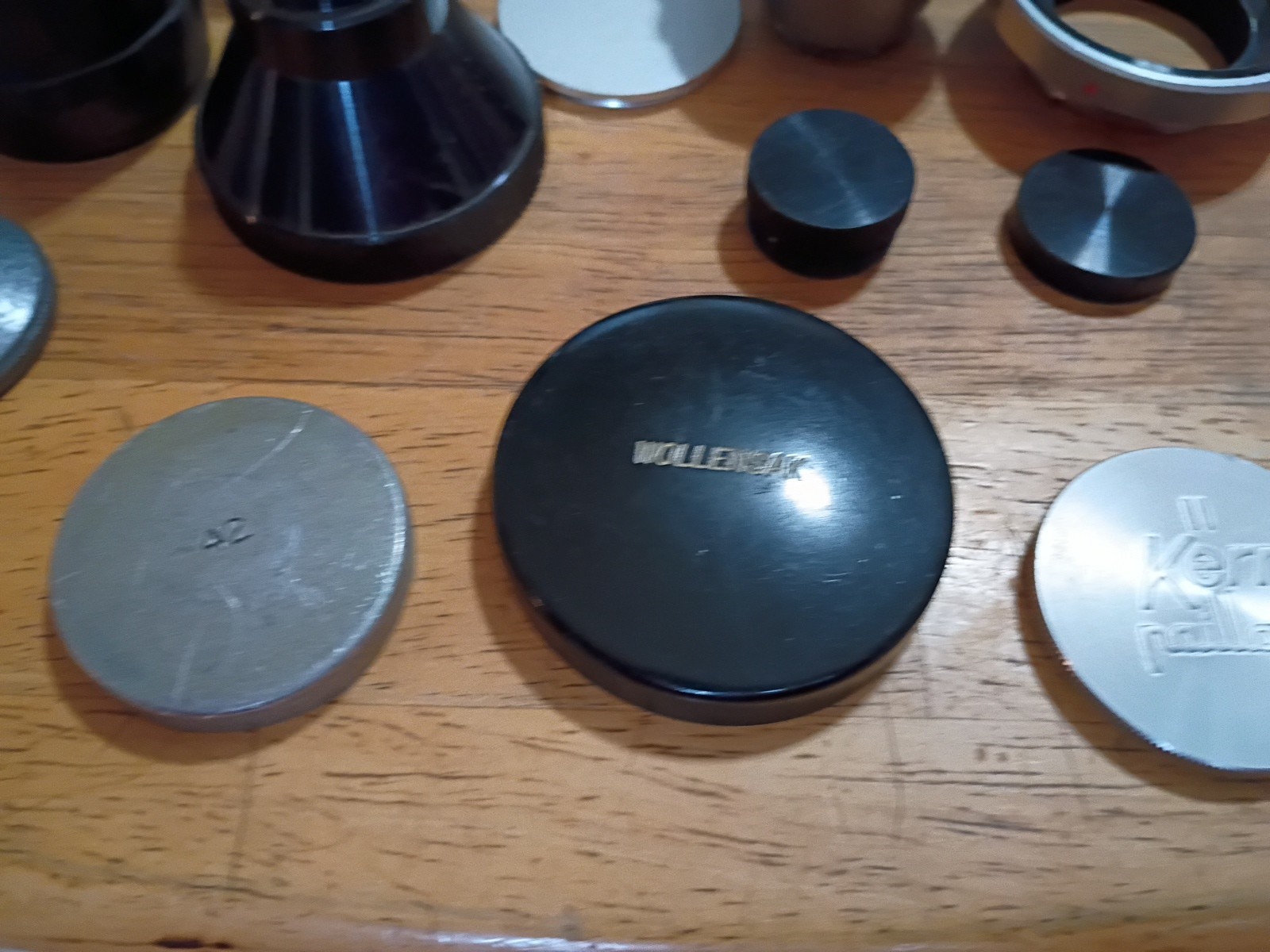 Lot of Assorted Vintage Camera Accessories and Lens Caps Holder More