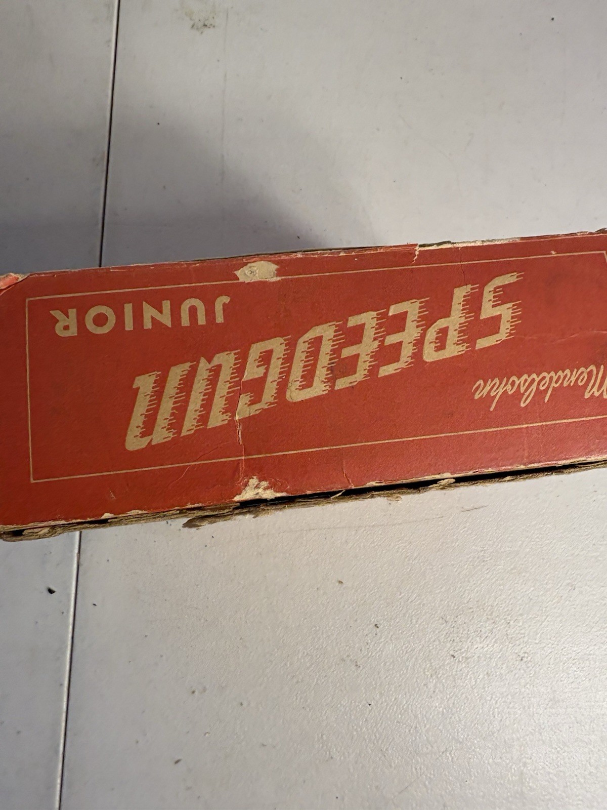 Vintage Mendelsohn Universal Flash Speed Gun Junior With Box (untested)