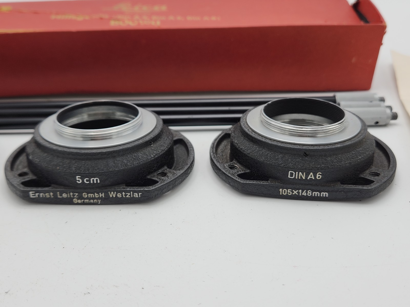 Vintage Letiz Leica Hilfsgerat Din A4, Din A5, Din A6 BOOWU Copy Stand in Box