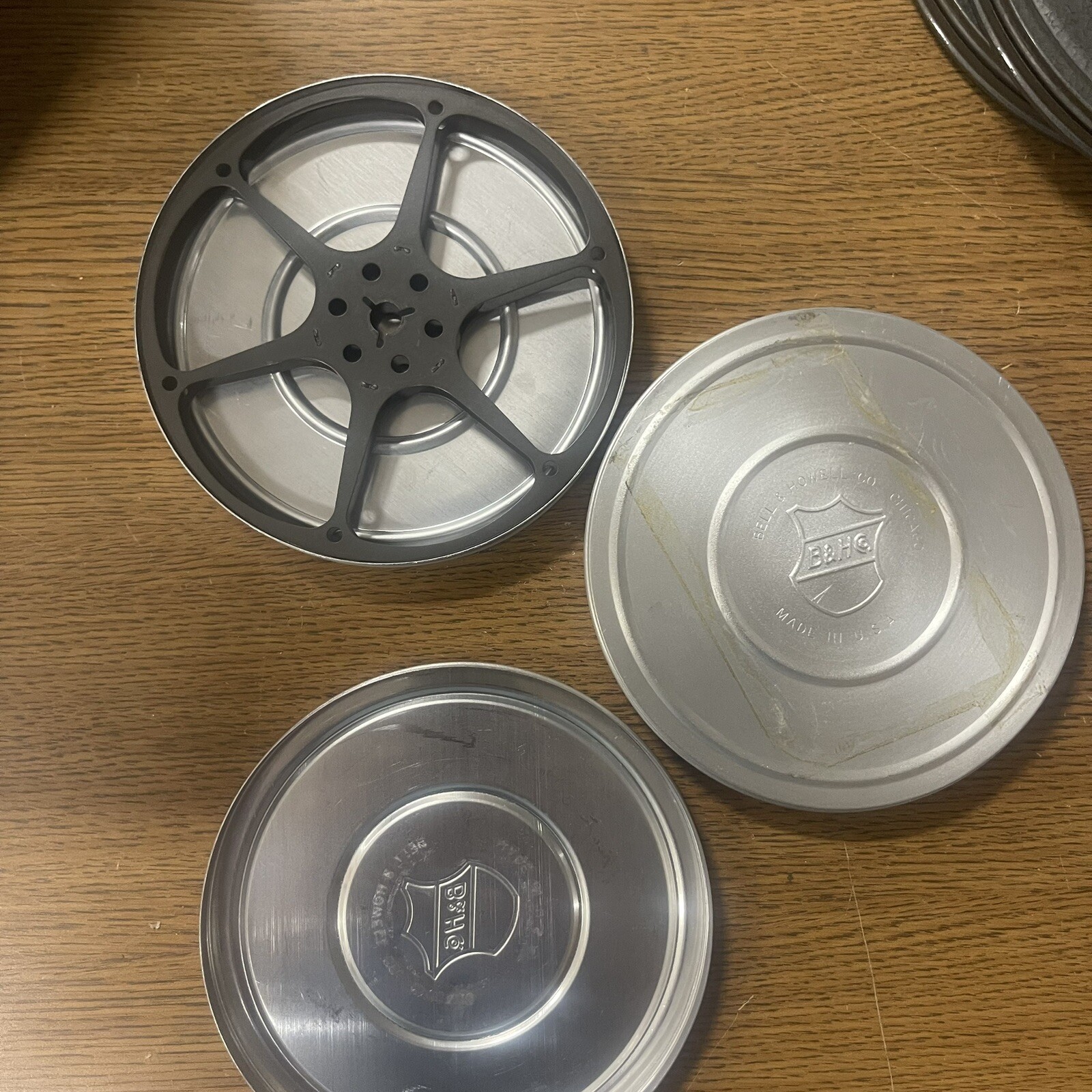 Vintage BRUMBERGER 8mm Film Canister & Reel Storage Box, Holds Includes 12 BLN