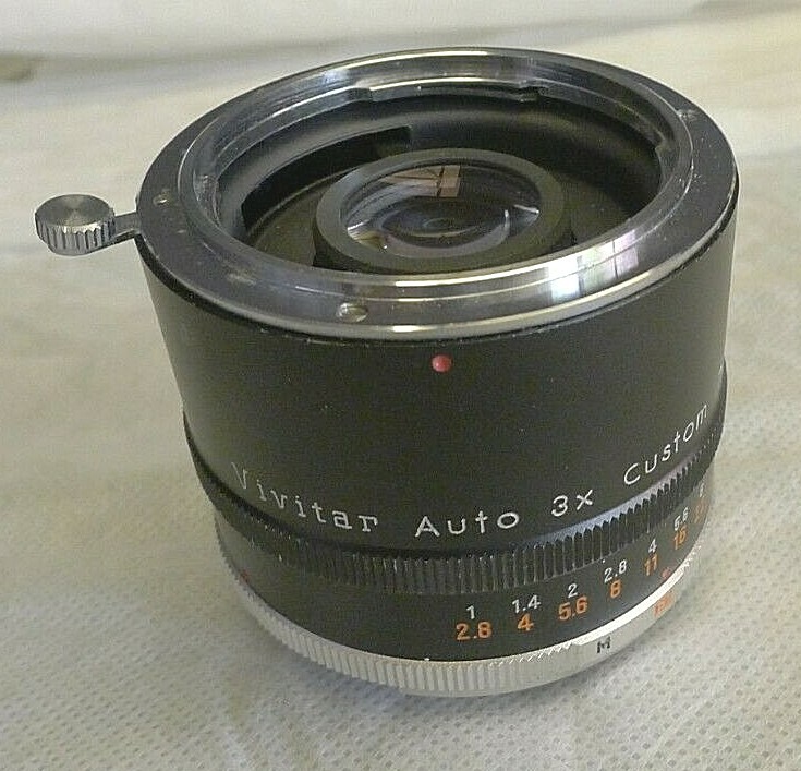 Vivitar Auto 3x Custom Tele-Converter Model 3X-7 for KONICA – Original