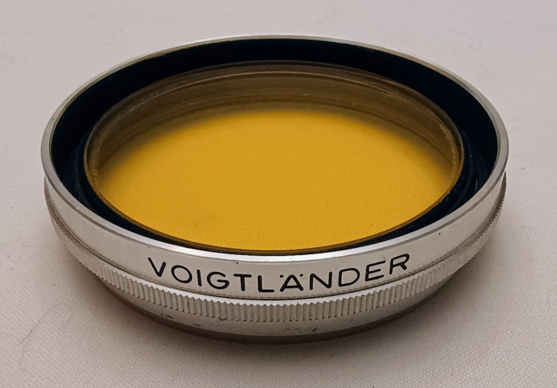 Vintage Voigtländer Voigtlander G2 49s AR Filter for 50mm f/1.5 Nokton Lens-Nice