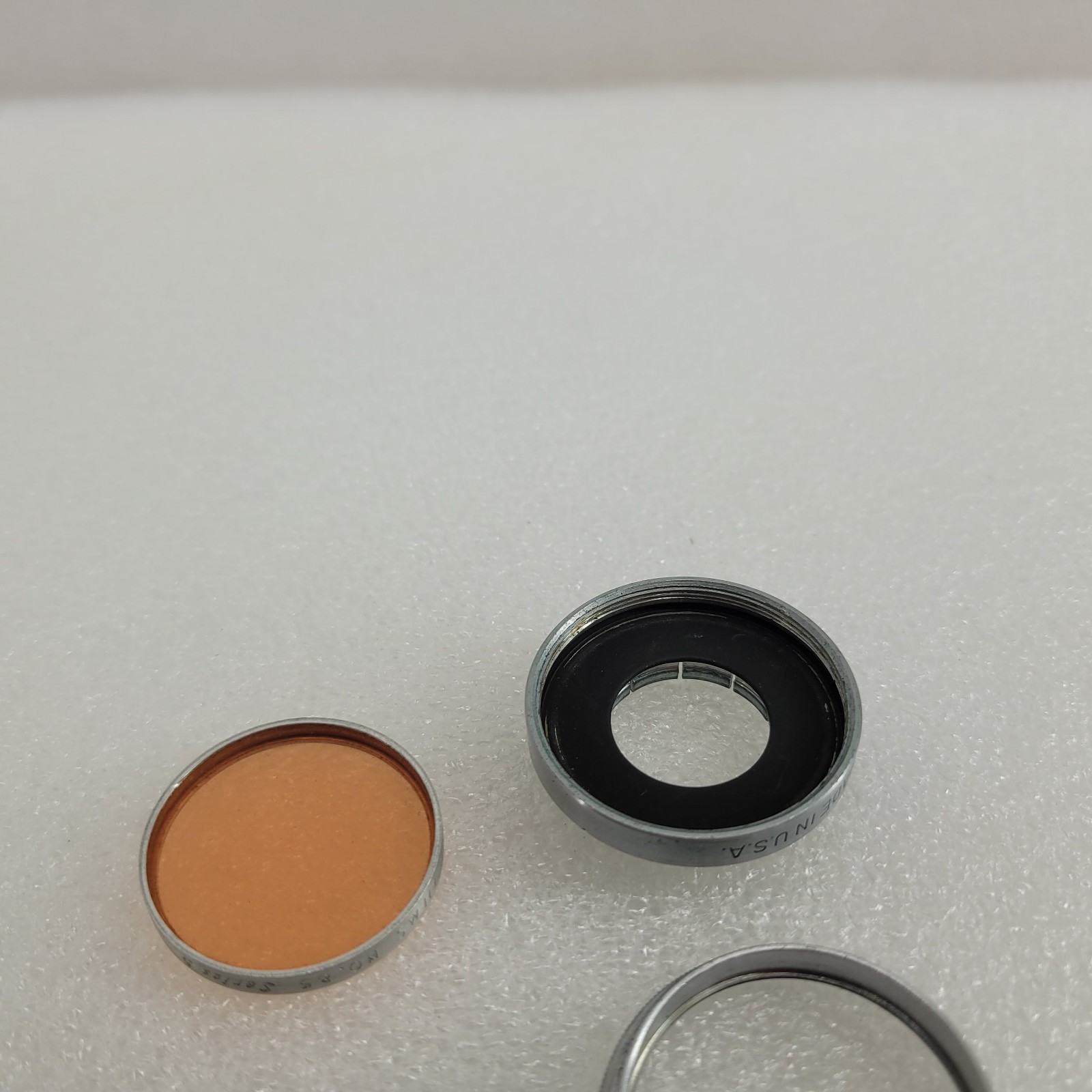 VINTAGE KODAK SERIES V FILTER ADAPTER RING 3/4 IN. 19MM Plus Daylight Filter