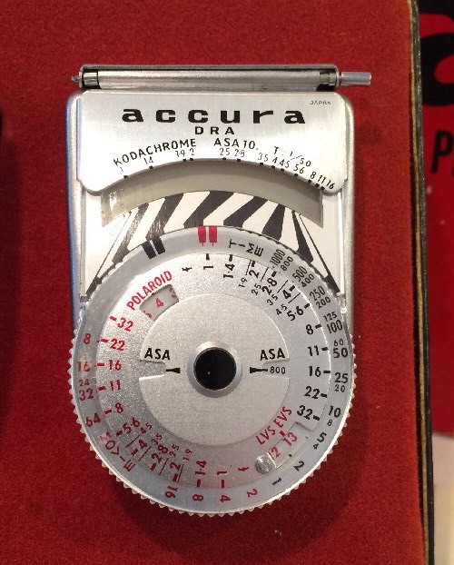 VTG Accura Photo Electric Exposure Meter With Leather Case In Original Box Japan
