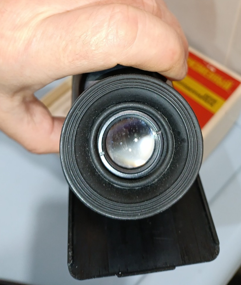 Vtg rare USSR prismatic viewfinder for cameras Salut-S Kyiv-88 type Hasselblad