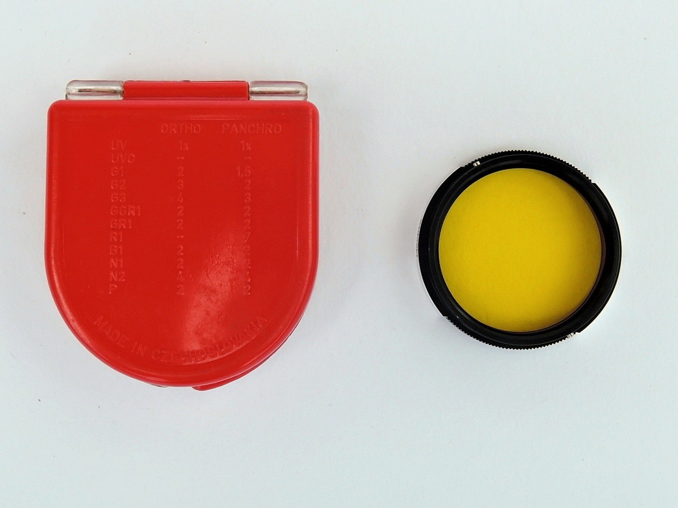 Flexaret MEOPTA G2 B36 Yellow Color Filter Czechoslovakia Genuine Accessories