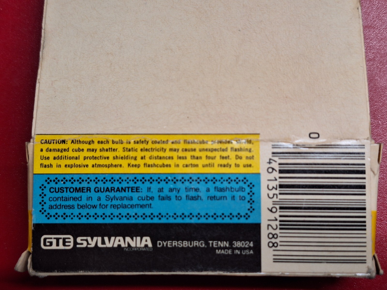 VTG Sylvania Blue Dot Flashcubes Camera Flash Cubes 3 Cubes 12 Flashes, USA, NEW