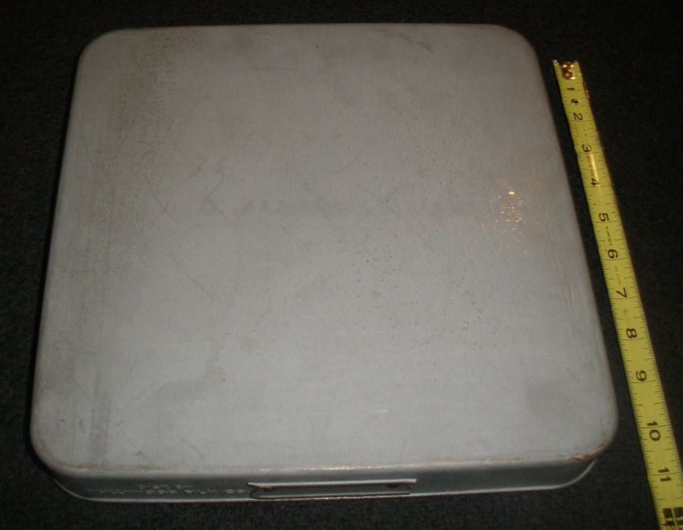 DIST. BY HOLLYWOOD FILM CO. Cinema Movie Reel Film 11 Inch Metal Container