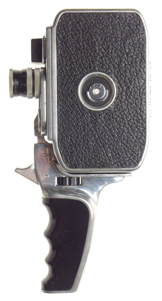 Paillard bolex b8 film cine camera Yvar 1:2.5 f=12.5mm ar lens accessories box