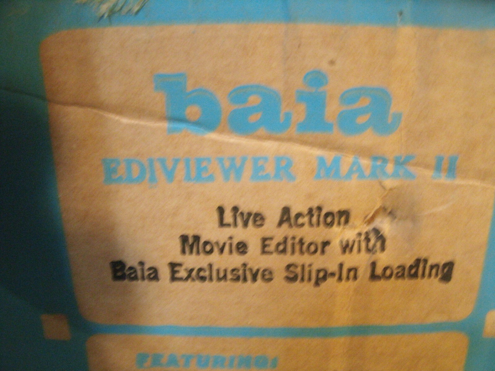 Baia Ediviewer Mark II-In original box, includes all seen in photos-bulb works!