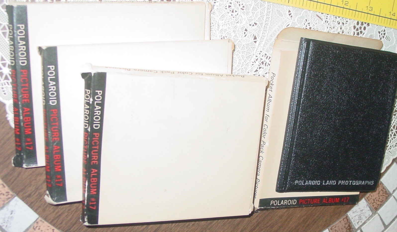 4 Vintage Polaroid Print Pocket Picture Albums #17 Instant Camera Photos NOS Lot