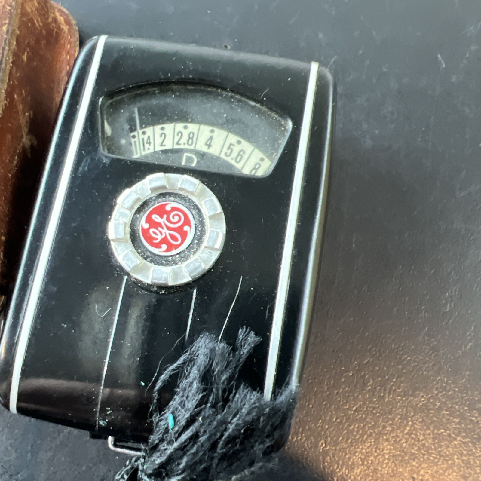 Vintage GE General Electric Type PR-30 Mascot Exposure Meter w/Leather Case