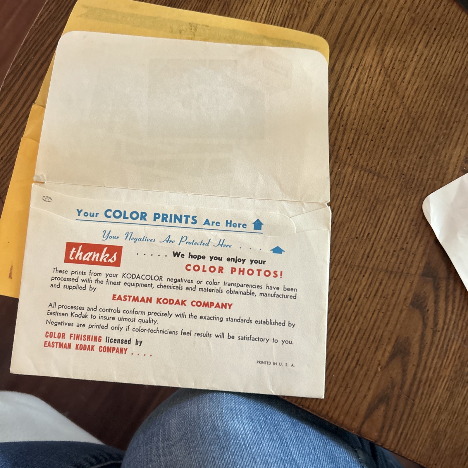 Just A Bundle Of Various Kodak Envelopes, One Has About 6 To 8 Negatives In