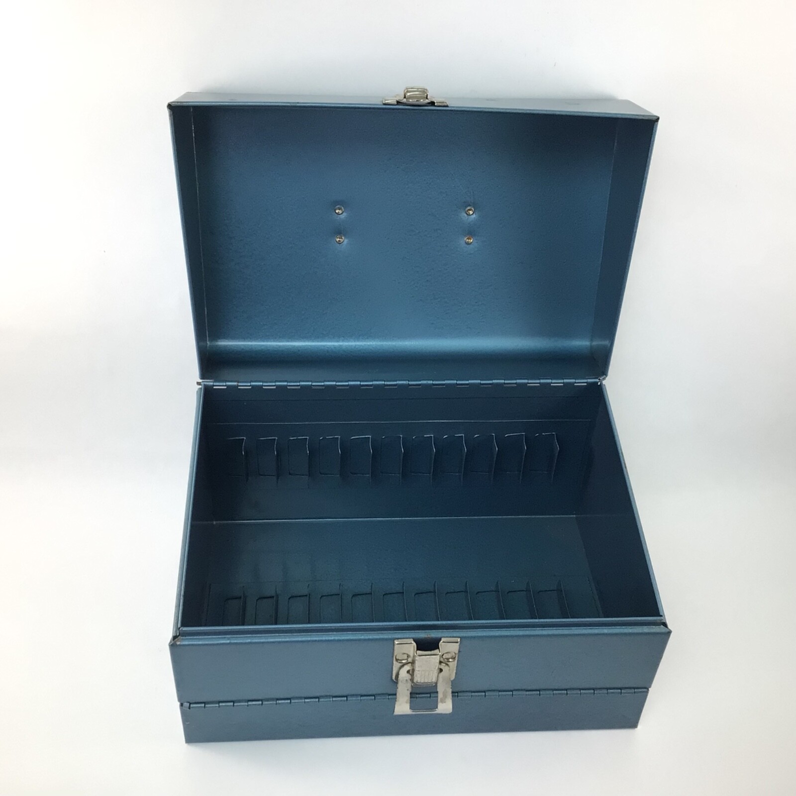 Vintage Metal Storage Box for 12 8mm Movie Reels Chest Box Storage