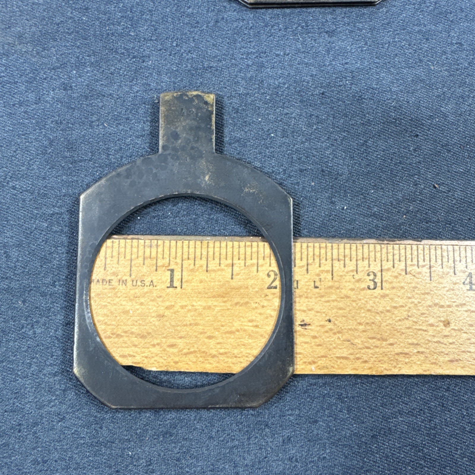 53mm Set of 4 Brass Waterhouse Stops for Petzval Lens in Leather Case