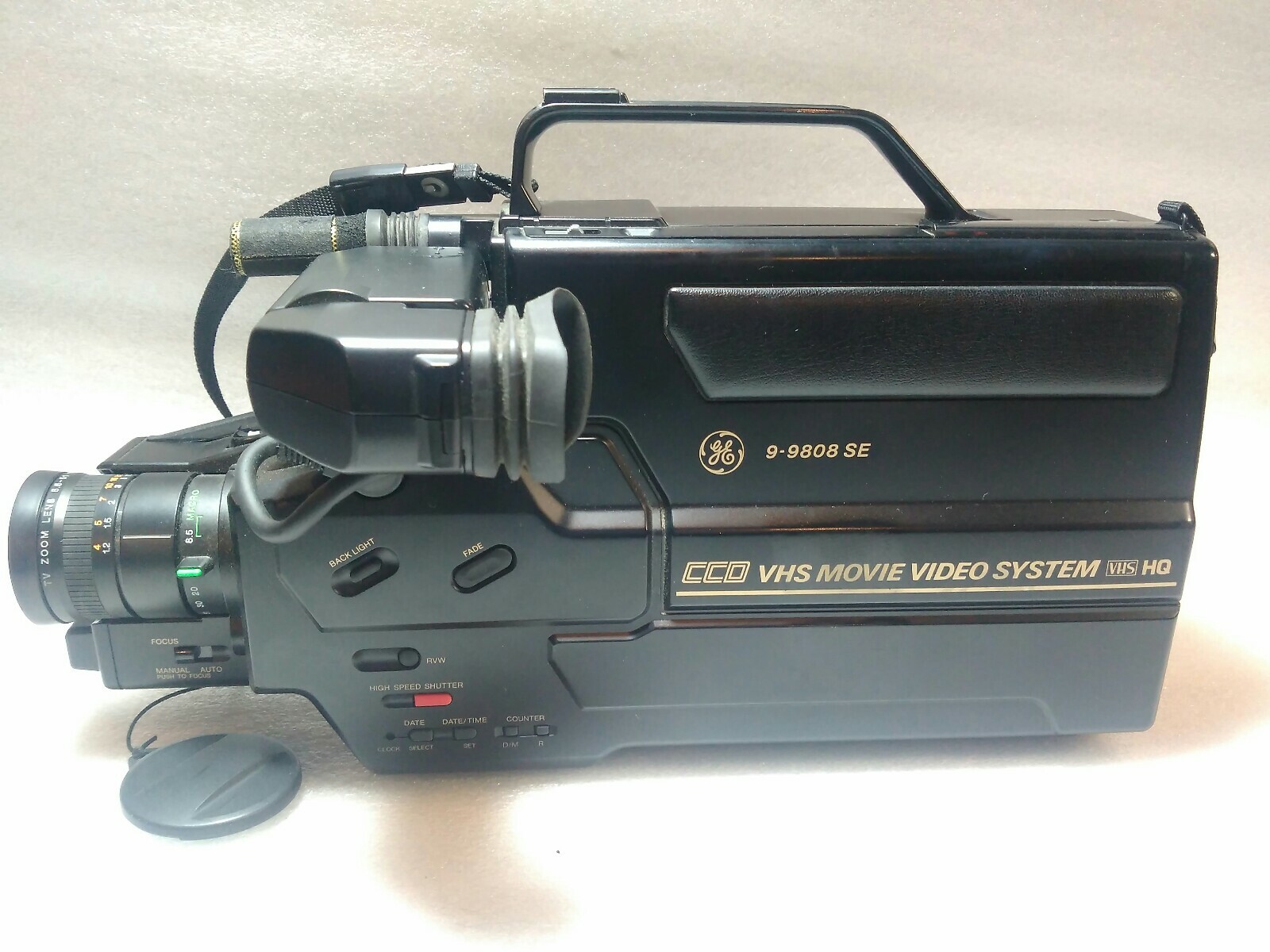 GE VHS Camcorder 9-9808 9-9807 SE Movie Video System VHS