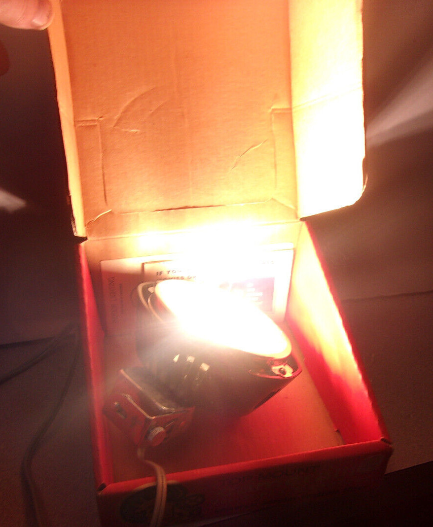 Vtg ACME-LITE Cameralite 91 Movie Camera Light Lamp FITS ALL SUPER 8 Tested GE