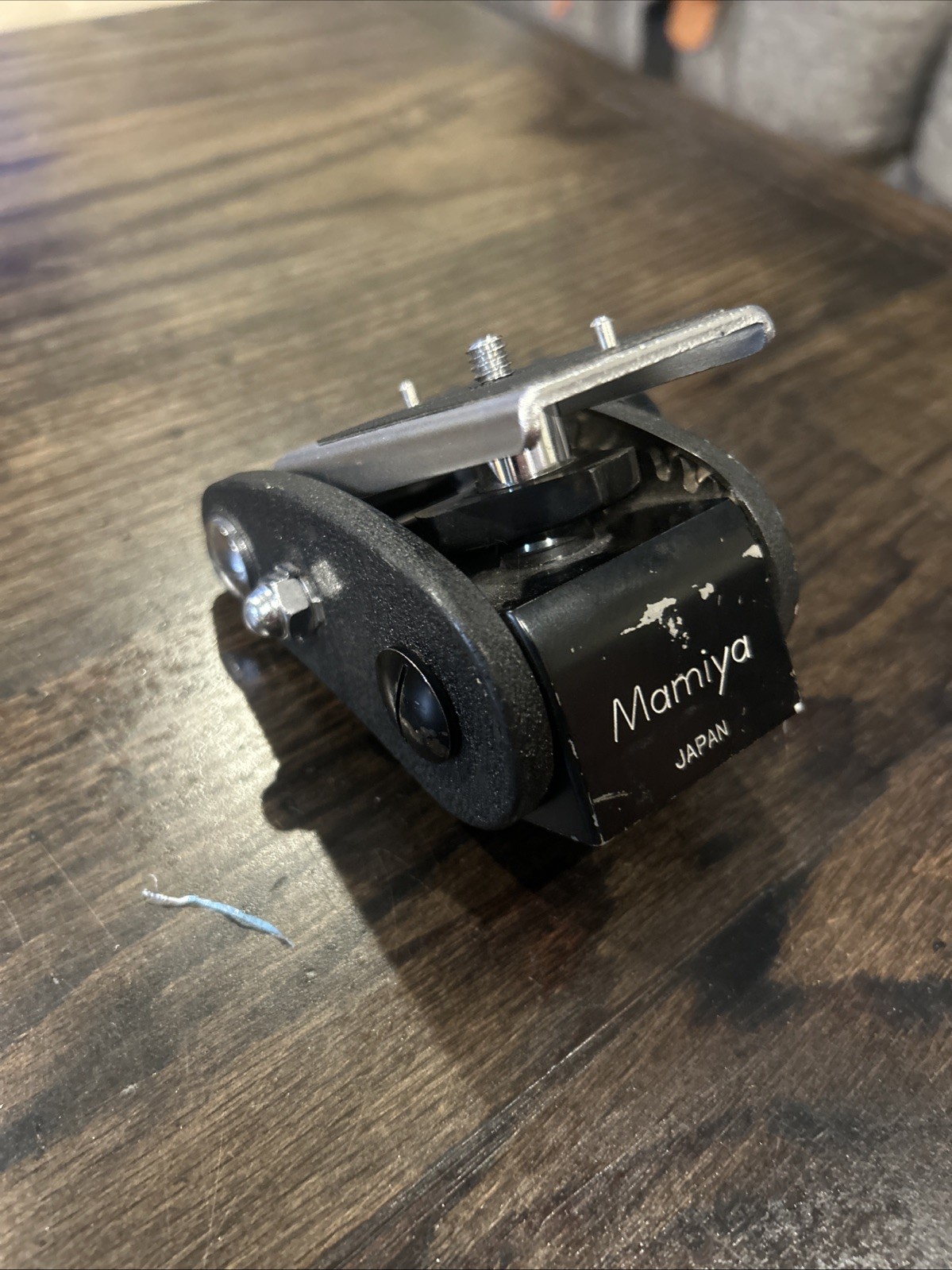 Vintage Mamiya Made In Japan Revolving Tilt Tripod Head, Moves Great!