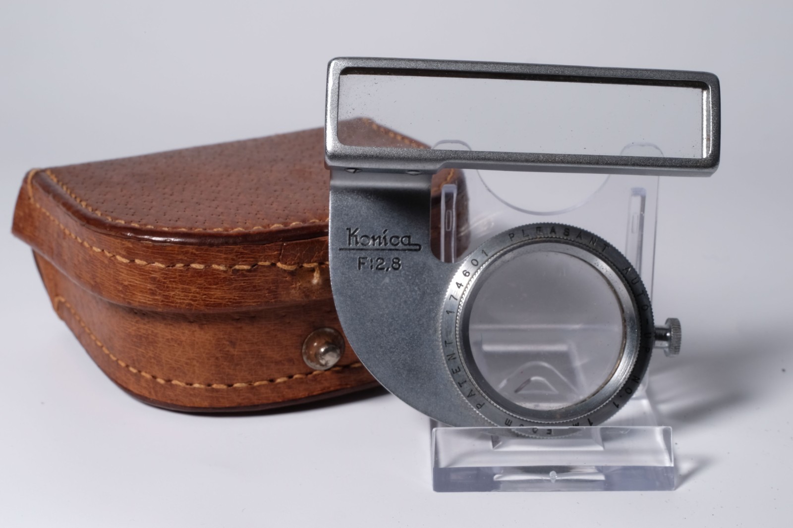 [Near MINT] Konica Pleasant Auto-Up No.1 Close-Up Lens 1m-50cm F2.8 w/Case JAPAN