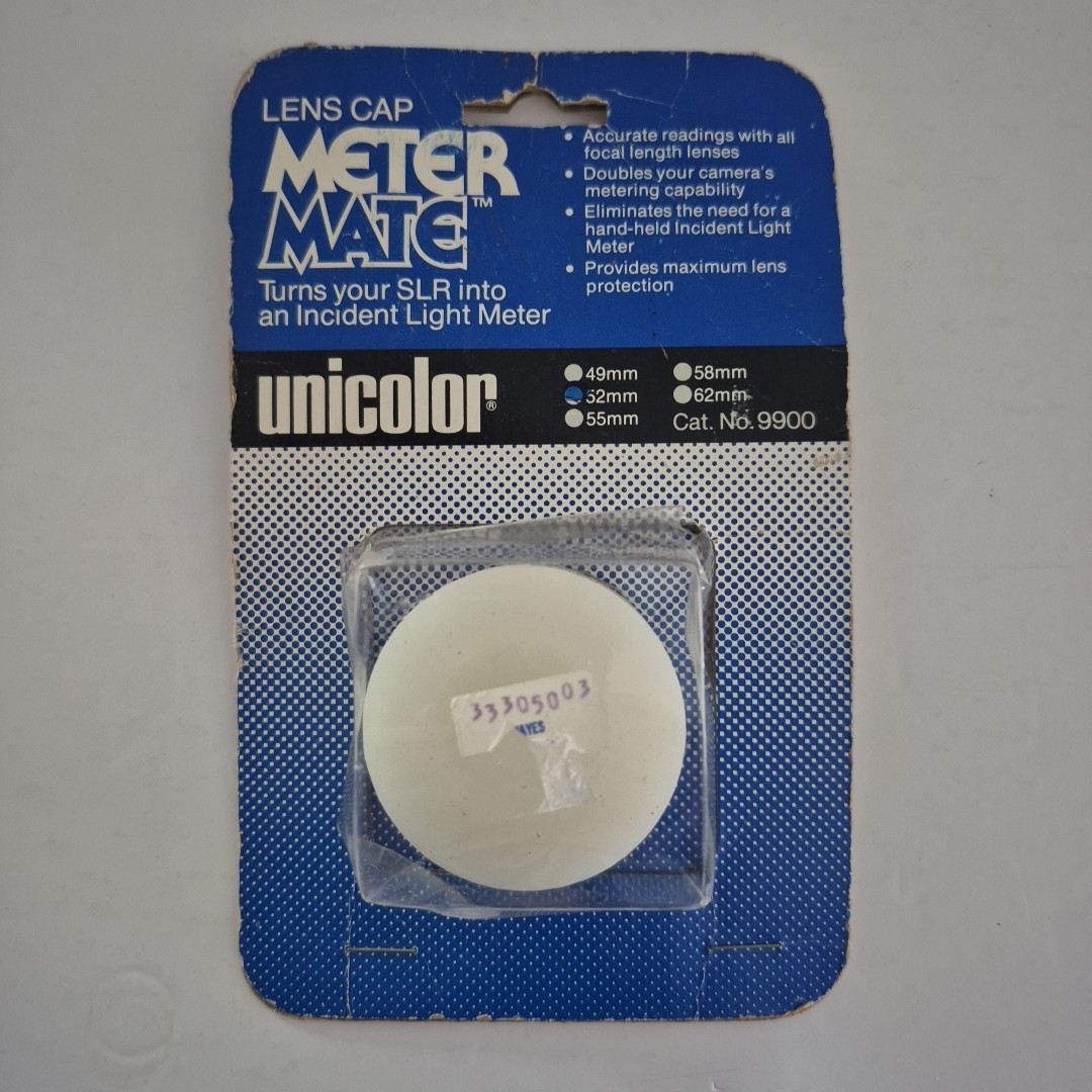 Vintage 80s Meter Mate Unicolor 52mm Cat No. 9900