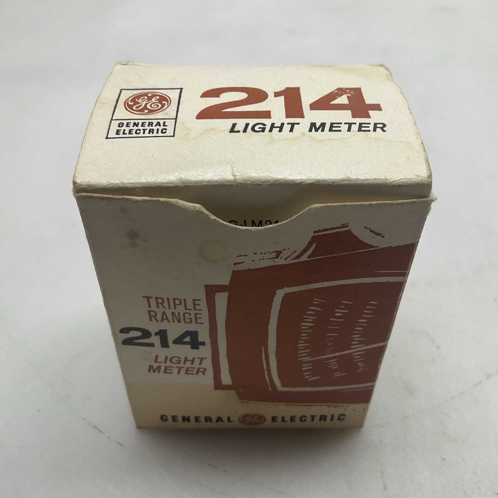 General Electric Vintage Triple Range 214 Light Meter