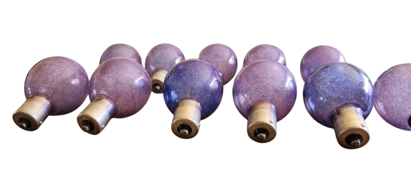 11 Vintage Blue And Purple Flashbulbs