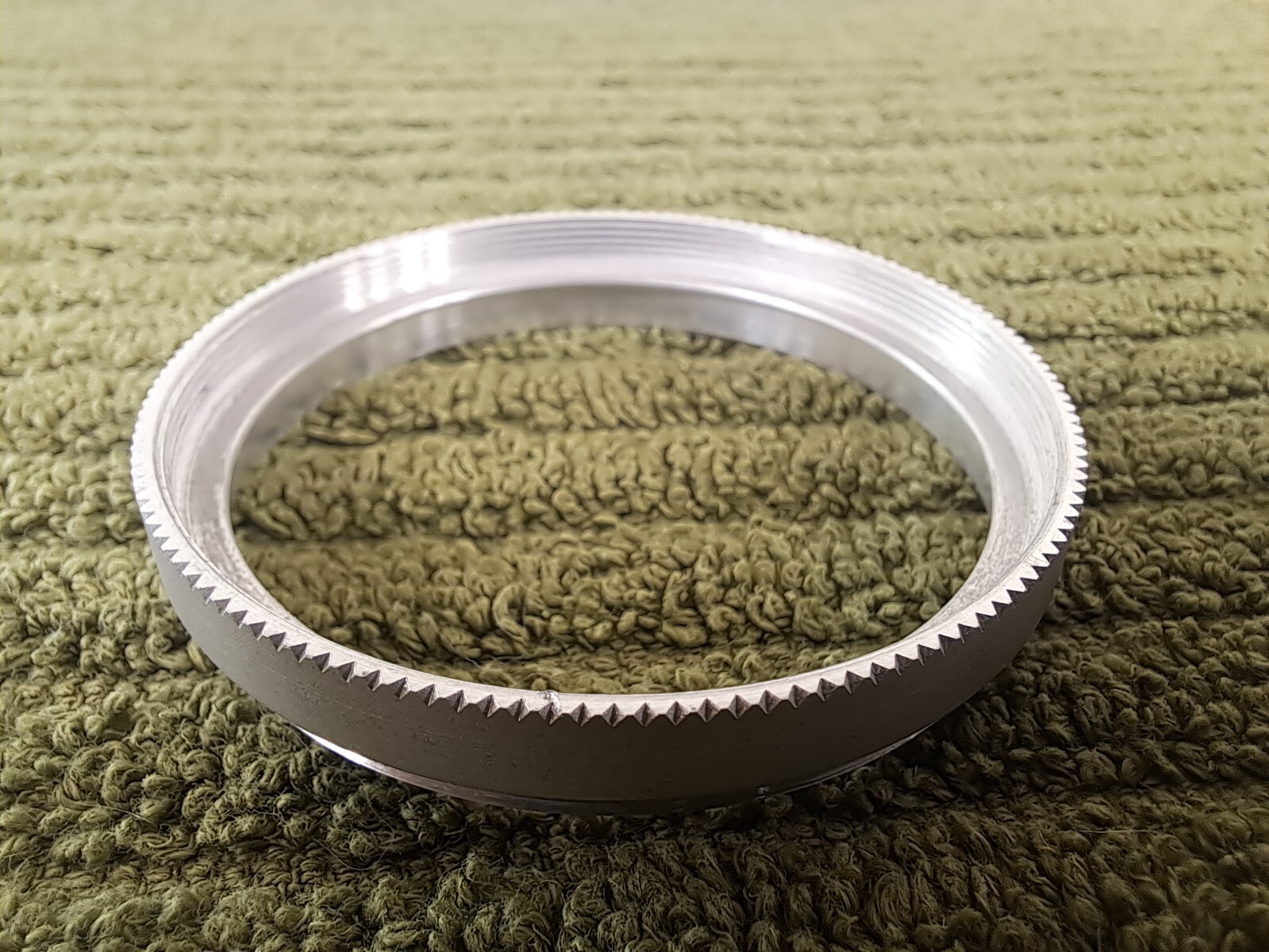 Vintage Silver Metal Lens Filter Retaining Ring Series 7 VII