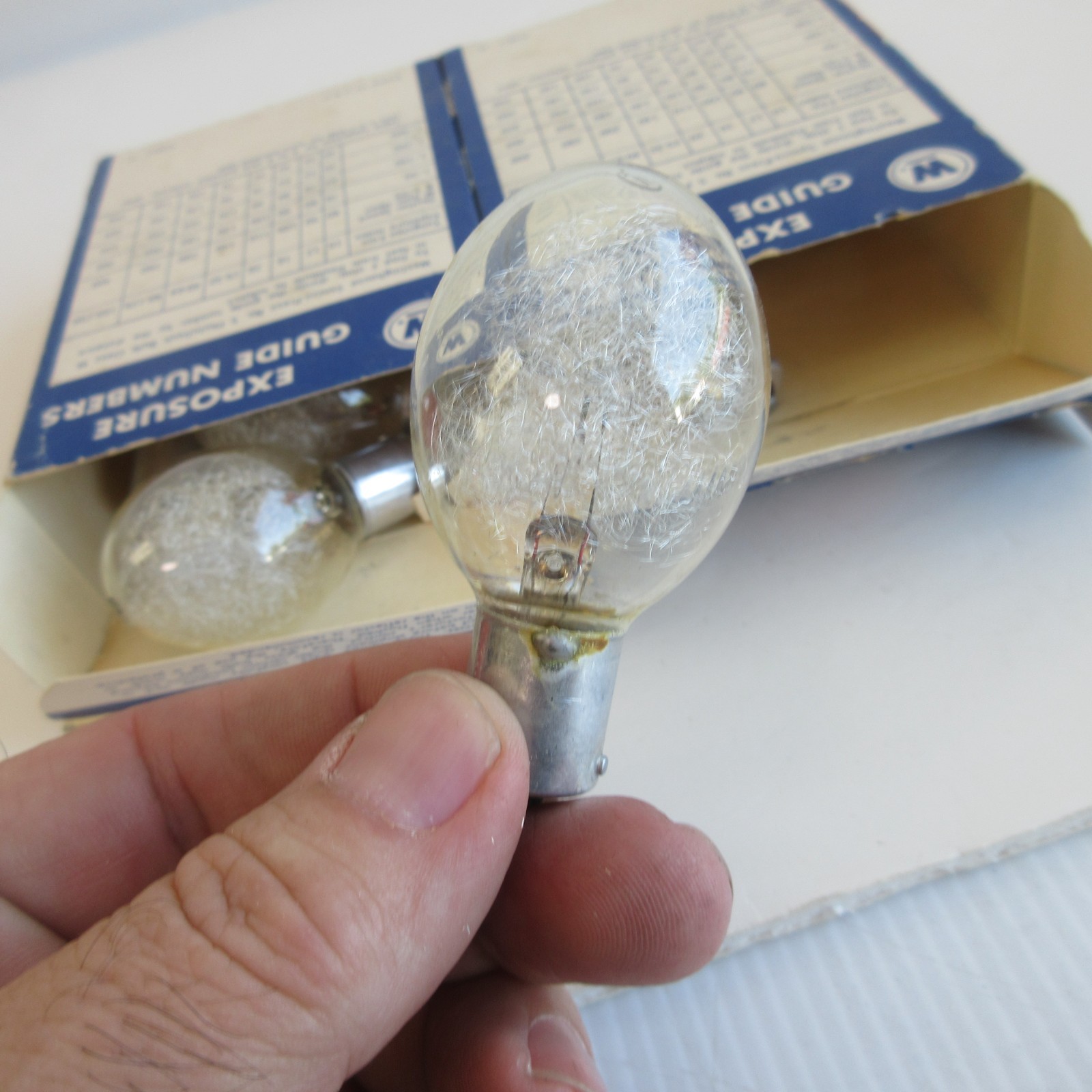 Lot of Vintage Flash Bulbs Westinghouse No.5 Original Box 12 Bulbs unused