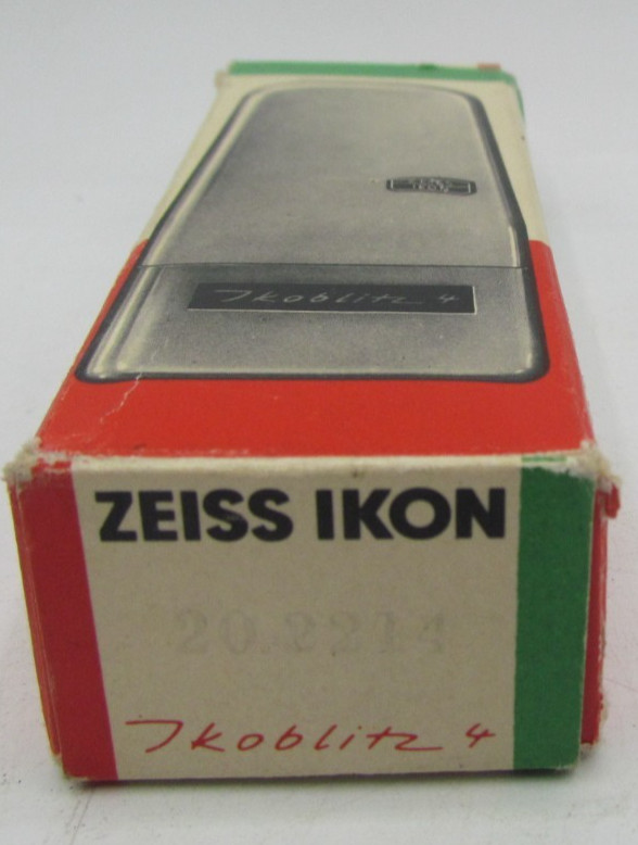 Vintage Zeiss Ikon Ikoblitz 4 Camera Flash Unit Original Box 20.2214 Great Cond