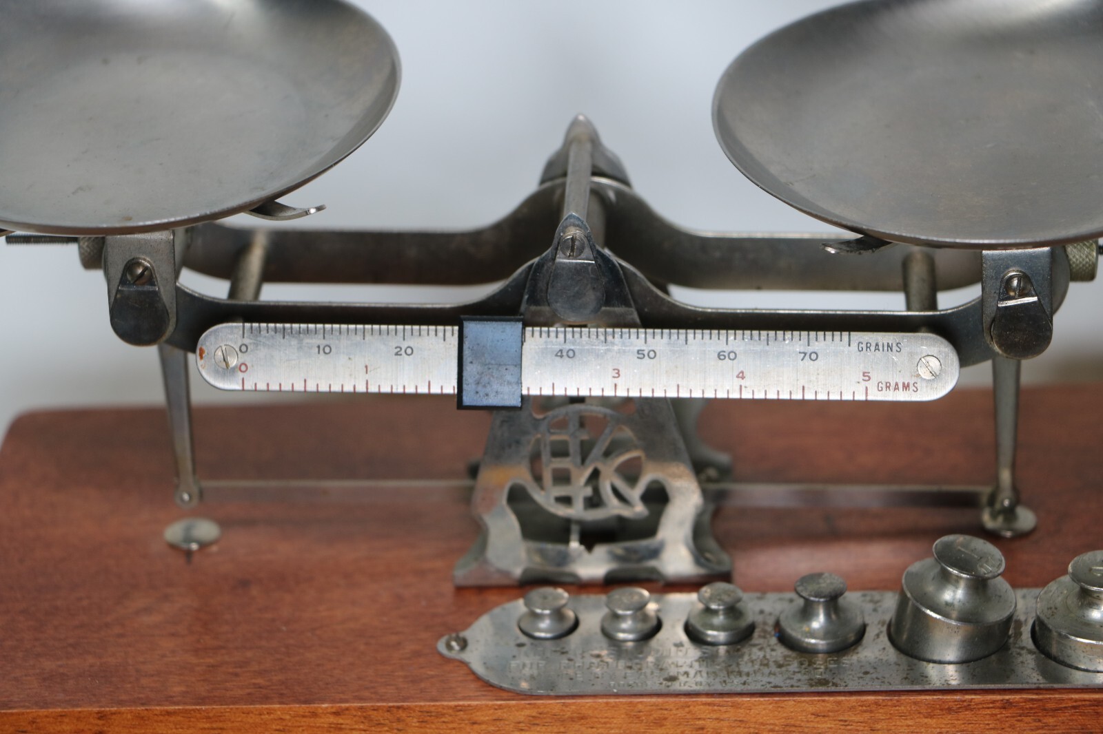 Vintage Kodak Studio Scale Art Deco Complete Weights, Box Chemical, Balance Beam