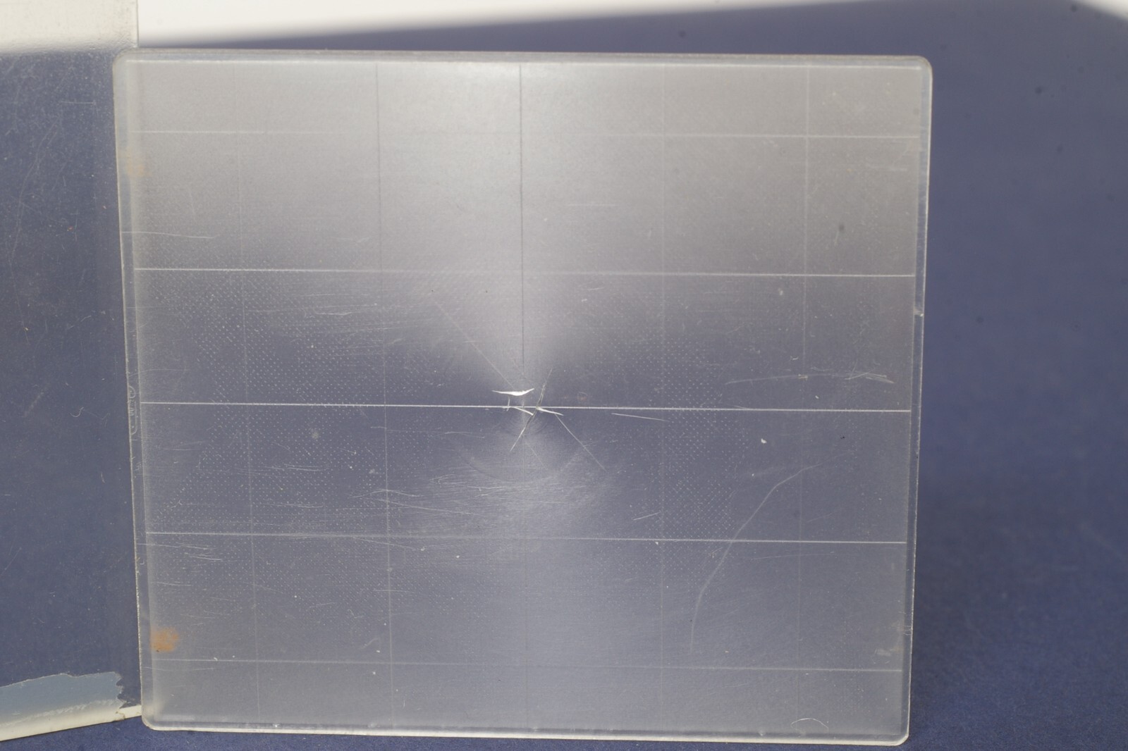 F92846~ Rolleiflex? TLR Focusing Screen – 56.5 x 62.5mm – Used