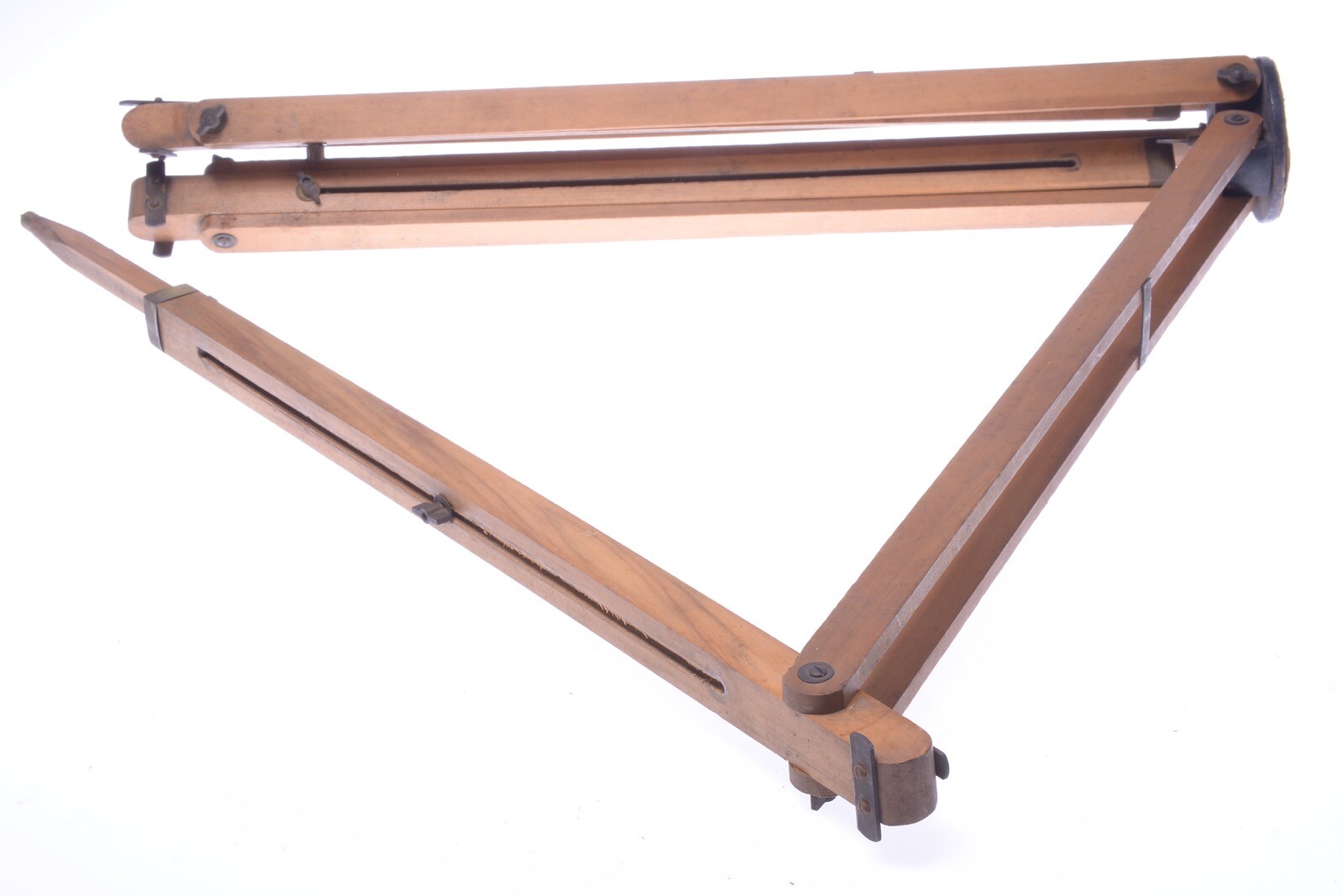 ✅ ANTIQUE WOOD TRIPOD 134CM, 52.75″ GLASS PLATE 9x12cm LARGE FORMAT FIELD CAMERA